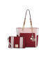 Фото #1 товара Rochelle Color Block Women s Tote Bag with Wristlet by Mia K