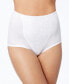 ფოტო #1 პროდუქტის Women's Light Tummy-Control Lace Support 2pk Brief Underwear X372