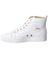 Фото #2 товара Christian Louboutin Louis Leather High-Top Sneaker Men's White 41