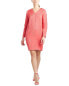 Natori Long Sleeve Scroll Jacquard Dress Women's