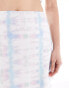 Noisy May mesh mini skirt co-ord with abstract print in pastel