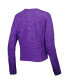 ფოტო #3 პროდუქტის Women's Purple Baltimore Ravens Crop Long Sleeve T-shirt