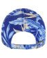 Фото #2 товара Men's Royal Golden State Warriors Tropicalia Floral Clean Up Adjustable Hat