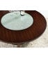 Фото #4 товара Steve Silver Rafael 39.5" Round Merlot Wood Cocktail Table with Casters