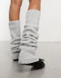 Фото #6 товара Basic Pleasure Mode bambi leg warmers in grey marl