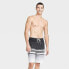 Фото #2 товара Men's 10" Graves Striped Board Shorts - Goodfellow & Co Charcoal 30