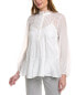 Lafayette 148 New York Raines Blouse Women's White Xxs