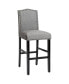 Фото #5 товара Set of 2 Bar Stools 30'' Upholstered Kitchen Chairs