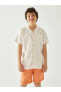 Пижама LC WAIKIKI Striped Linen Blend Boy Shirt and