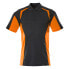 MASCOT Accelerate Safe 22083 short sleeve polo Dark Navy / Hi-Vis Orange, L - фото #1