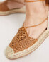 Urban Revivo espadrille tie up sandal in beige