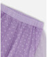 ფოტო #3 პროდუქტის Girl Biker Short With Mesh Skirt Lilac - Toddler Child