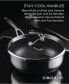 Фото #7 товара SteelShield C-Series Tri-Ply Clad Nonstick Chef Pan with Lid and Cooking Utensil Set, 3-Piece, Silver