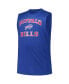 Men's Josh Allen Royal Buffalo Bills Big Tall Muscle Tank Top