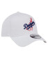 Men's White Los Angeles Dodgers TC A-Frame 9FORTY Adjustable Hat