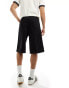 Adidas Originals flame denim shorts in black Mittelschwarzer Denim, W30 - фото #5