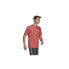 Фото #2 товара мужская спортивная футболка красная однотонная  	Adidas Aeroready Designed TO Move