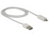 Фото #2 товара Разъем USB Delock 1 м USB 2.0 - USB A - Micro-USB B Male/Male Белый