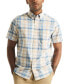 Men's Classic-Fit Stretch Plaid Button-Down Shirt