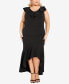 Фото #1 товара Plus Size Destiny Ruffle Maxi Dress