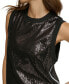 ფოტო #4 პროდუქტის Women's Sequin Muscle Tank Top