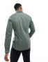 Фото #3 товара ASOS DESIGN slim fit oxford shirt in mid green