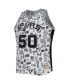 Men's David Robinson White San Antonio Spurs 1998-99 Hardwood Classics Doodle Swingman Player Jersey