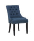 Фото #6 товара Upholstered Wingback Button Tufted Dining Chair Set of 2