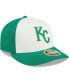 Фото #3 товара Men's White, Green Kansas City Royals 2024 St. Patrick's Day Low Profile 59FIFTY Fitted Hat