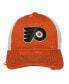 ფოტო #2 პროდუქტის Youth Boys Orange Distressed Philadelphia Flyers Slouch Trucker Adjustable Hat