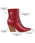 ფოტო #7 პროდუქტის Women's Hydra Angular Block Heel Bootie