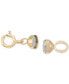 Фото #2 товара Macy's spring Ring Magnetic Clasp Converter in 14k Gold