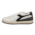 Diadora Mi Basket Row Cut Age Of Beauty Metallic Lace Up Womens White Sneakers