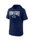 Men's Navy Penn State Nittany Lions Outline Lower Arch Hoodie T-shirt