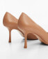 ფოტო #3 პროდუქტის Women's Heel Genuine Leather Shoes