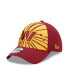 ფოტო #1 პროდუქტის Men's Gold, Burgundy Washington Commanders Shattered 39THIRTY Flex Hat