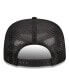 Фото #3 товара Men's Black New York Yankees Street Team A-Frame Trucker 9FIFTY Snapback Hat