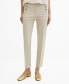 ფოტო #1 პროდუქტის Women's Cropped Button Pants