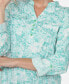 Фото #5 товара Блузка с принтом цветов White Mark для женщин