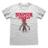 HEROES Official Stranger Things Logo Demogorgon short sleeve T-shirt