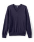 ფოტო #1 პროდუქტის Men's School Uniform Unisex Cotton Modal Vneck Pullover Sweater