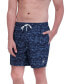 Фото #6 товара Men's Abstract Liquid Print Performance 7" Volley Shorts