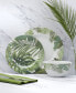 One Fish Two Fish Melamine 12 Piece Dinnerware Set, Service for 4