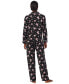 Фото #2 товара Women's 2-Pc. Notched-Collar Pajamas Set