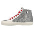 Фото #5 товара Vintage Havana Shay Glitter High Top Womens Silver Sneakers Casual Shoes SHAY-0