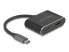Delock 64199 - 0.15 m - USB Type-C - HDMI Type A (Standard) - Male - Female - Straight