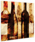 Smokey Wine 3Frameless Free Floating Tempered Art Glass Wine Bottle Wall Art by EAD Art Coop, 38" x 38" x 0.2"