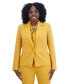 ფოტო #4 პროდუქტის Women's Crepe One-Button Jacket