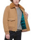 Men's Faux-Fur-Collar Bomber Jacket