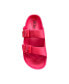 ფოტო #4 პროდუქტის Comfort Slides Double Buckle Adjustable Scooby Flat Sandals